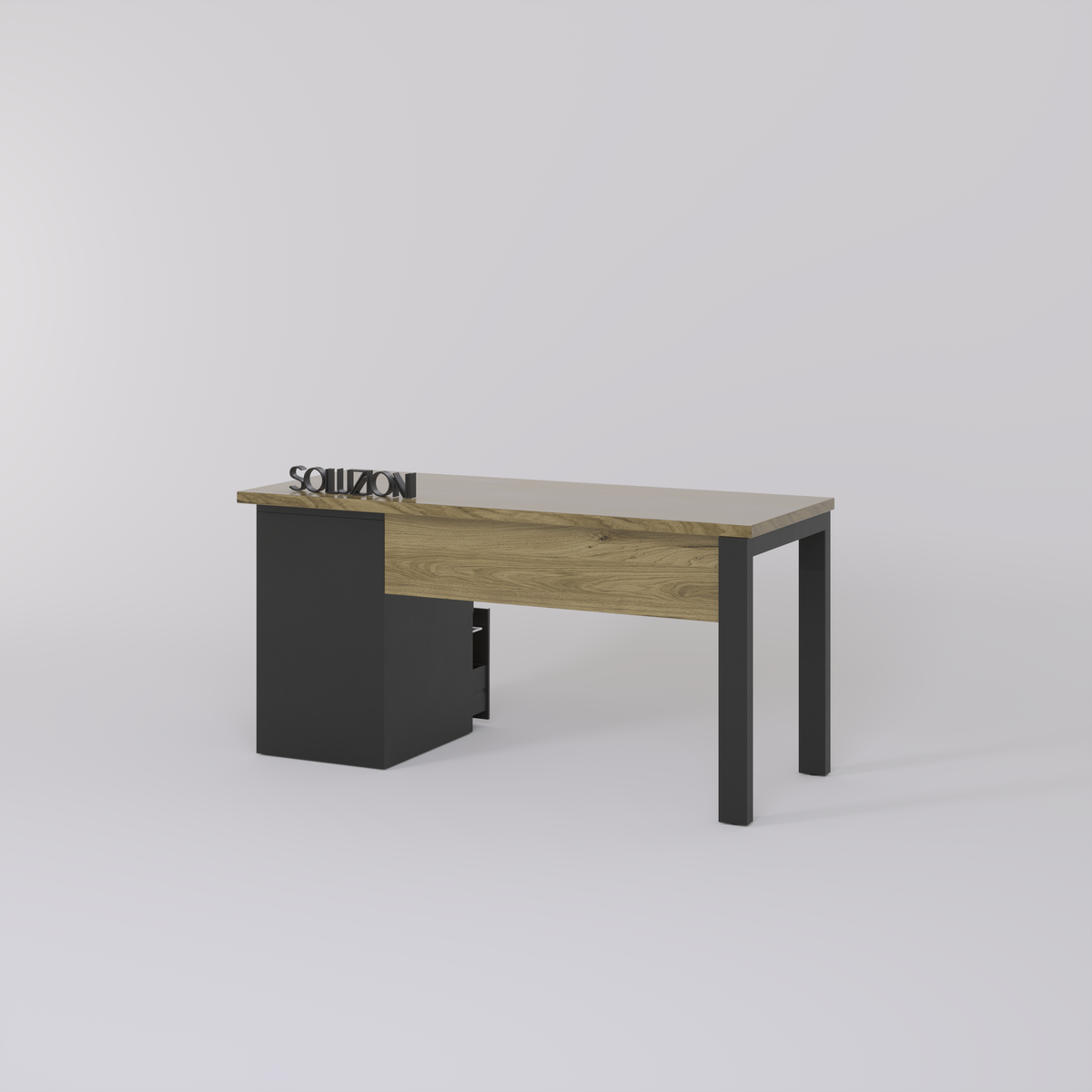 ESCRITORIO SENCILLO CON ARCHIVADOR C1 3